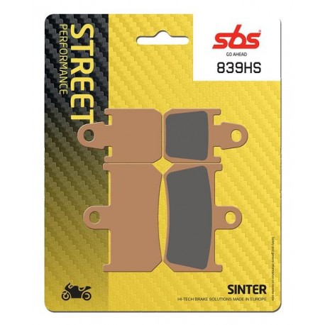 Predné platničky SBS 839HS Sinter (Cesta)