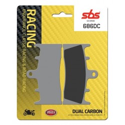 Predné platničky SBS 686DC Dual Carbon (Okruh)