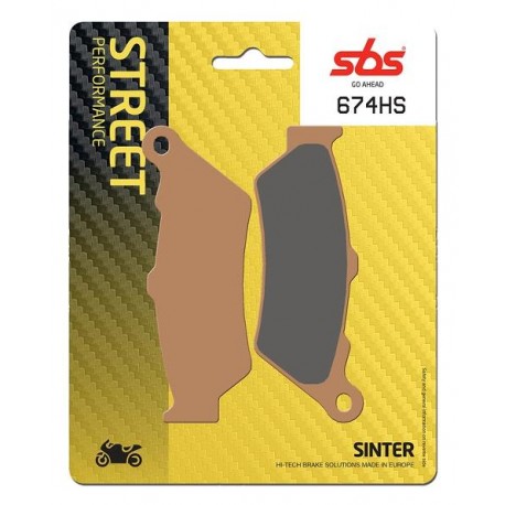Predné platničky SBS 674HS Sinter (Cesta)